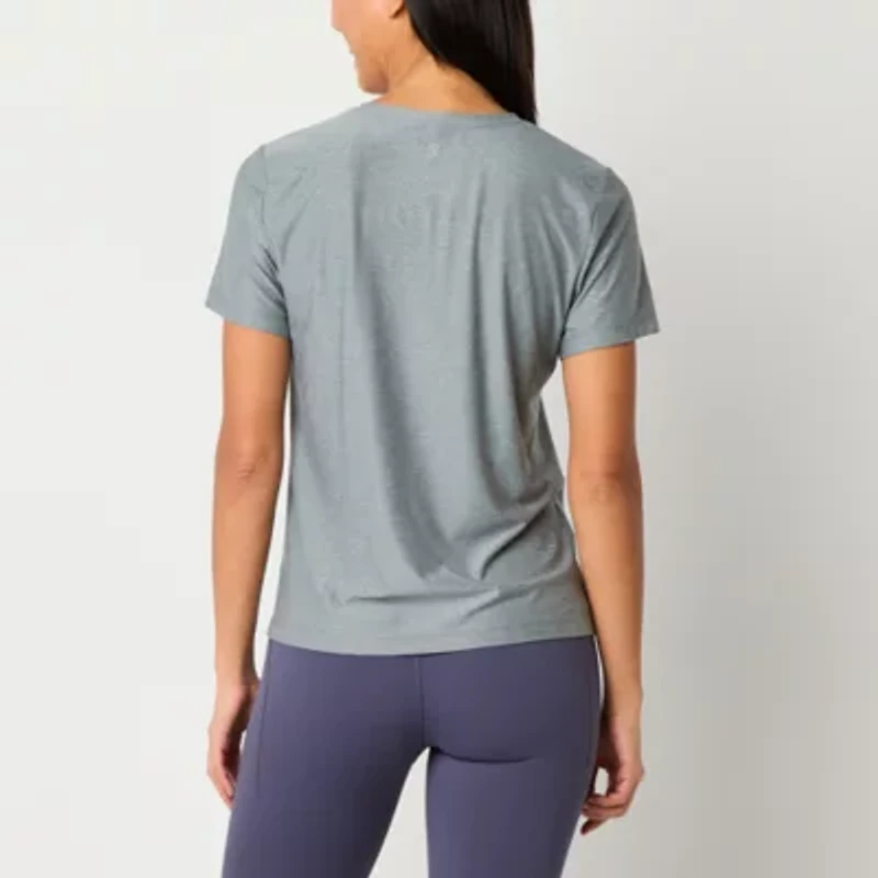 Xersion Womens Performance Crew Neck Short Sleeve T-Shirt