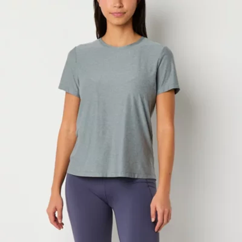 Xersion Womens Performance Crew Neck Short Sleeve T-Shirt