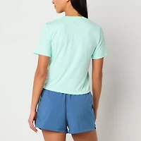 Xersion Everyday Womens Crew Neck Short Sleeve T-Shirt