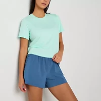 Xersion Everyday Womens Crew Neck Short Sleeve T-Shirt