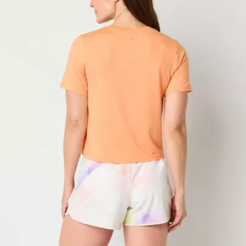 Xersion Everyday Womens Crew Neck Short Sleeve T-Shirt