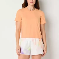 Xersion Everyday Womens Crew Neck Short Sleeve T-Shirt