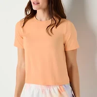 Xersion Everyday Womens Crew Neck Short Sleeve T-Shirt