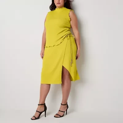 Bold Elements Womens Plus Wrap Skirt