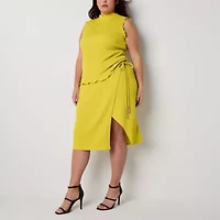 Bold Elements Womens Plus Wrap Skirt