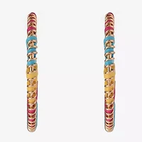 Mixit Womens 50.1mm Hoop Earrings