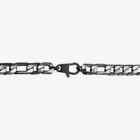 Mens Stainless Steel Inch Figaro Chain Necklace