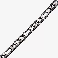 Mens Stainless Steel Inch Figaro Chain Necklace