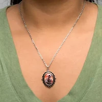 Star Wars® Stainless Steel BB-8 Cameo Pendant Necklace