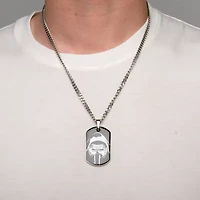 Star Wars® Episode VII Kylo Ren Mens Stainless Steel Dog Tag Pendant Necklace