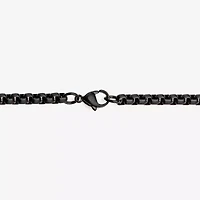 Mens Stainless Steel Hypoallergenic Inch Box Chain Necklace