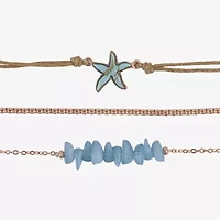 Arizona Womens 9 Inch Box Arrow Ankle Bracelet