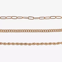 Arizona Womens 9 Inch Curb Ankle Bracelet