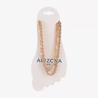 Arizona Womens 9 Inch Curb Ankle Bracelet