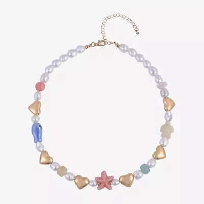 Arizona Womens 16 Inch Beaded Necklace