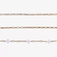 Arizona Womens Flower 3-pc. Necklace Set