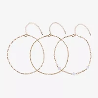 Arizona Womens Flower 3-pc. Necklace Set