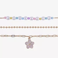 Arizona Womens Flower 3-pc. Necklace Set