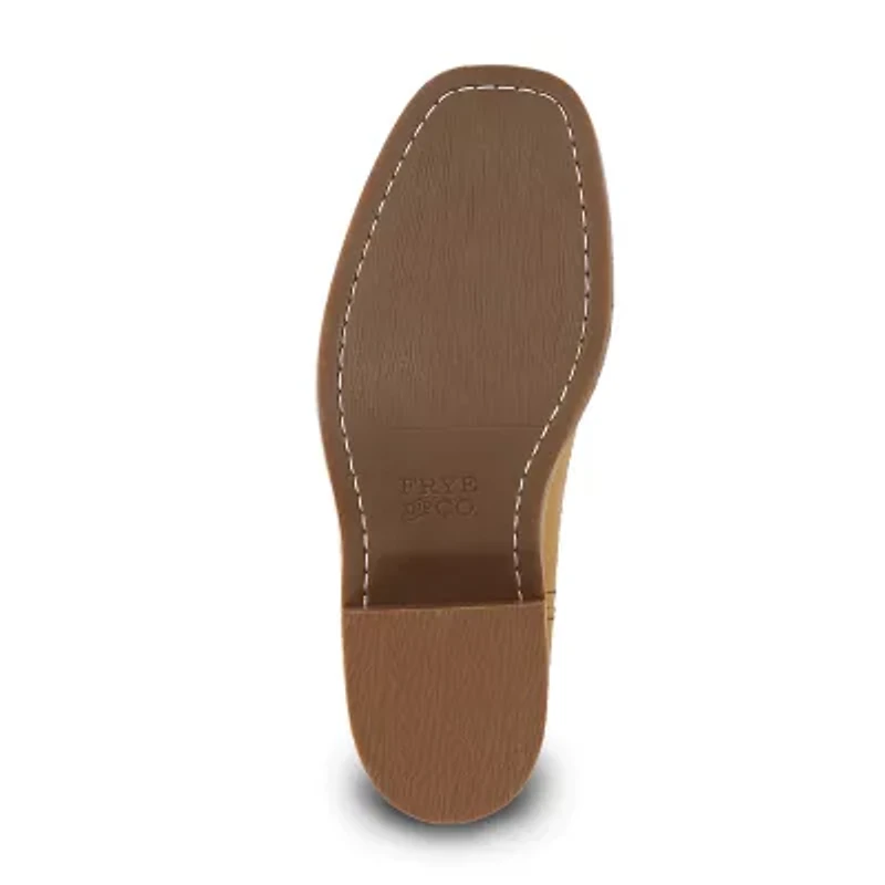 Frye and Co. Womens Miranda Stacked Heel Riding Boots