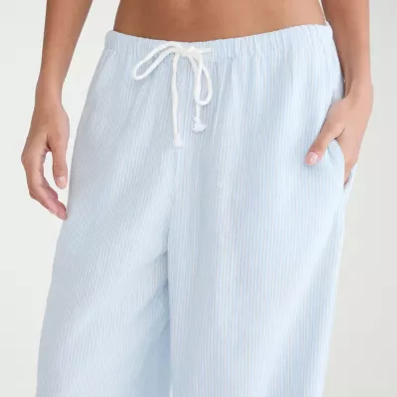 AEROPOSTALE Womens Juniors Wide Leg High Rise Pull-On Pant