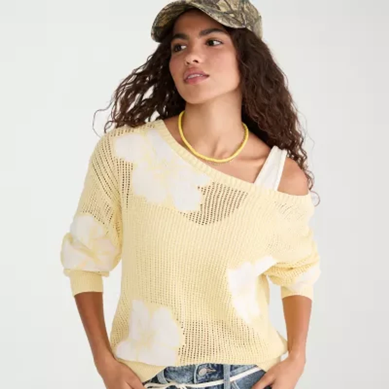 AEROPOSTALE Juniors Womens Long Sleeve Pullover Sweater