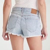 AEROPOSTALE Womens High Rise Juniors Denim Short