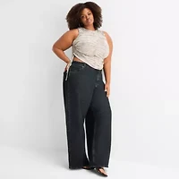 Ashley Graham Womens Sleeveless Tank Top