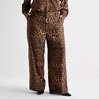 Ashley Graham Womens Straight Trouser