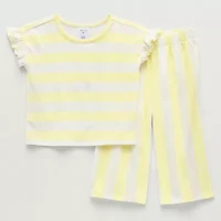Okie Dokie Toddler & Little Girls 2-pc. Pant Set