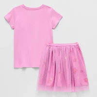 Disney Collection Little & Big Kid Girls 2-pc. Rapunzel Skirt Set