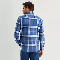 St. John's Bay Performance Mens Long Sleeve Classic Fit Button-Down Shirt