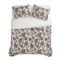 Cannon Chloe Jacobean 3-pc. Easy Care Duvet Cover Set
