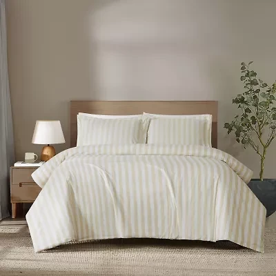 Brooklyn Loom Levi Stripe 3-pc. Easy Care Duvet Cover Set