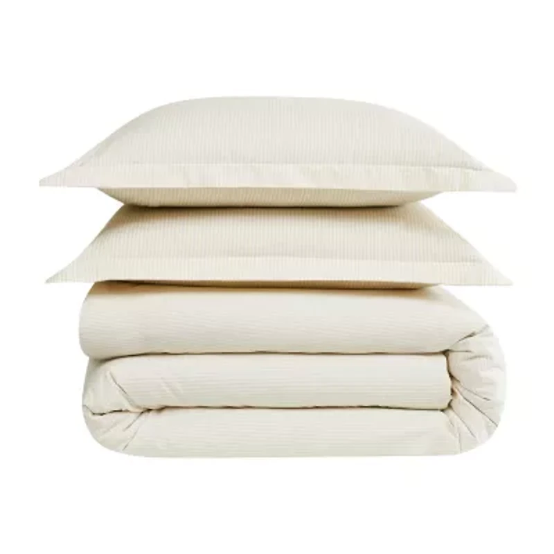 Brooklyn Loom Pinstripe Easy Care Comforter Set