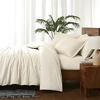 Brooklyn Loom Pinstripe Easy Care Comforter Set