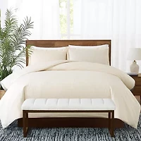Brooklyn Loom Pinstripe Easy Care Comforter Set
