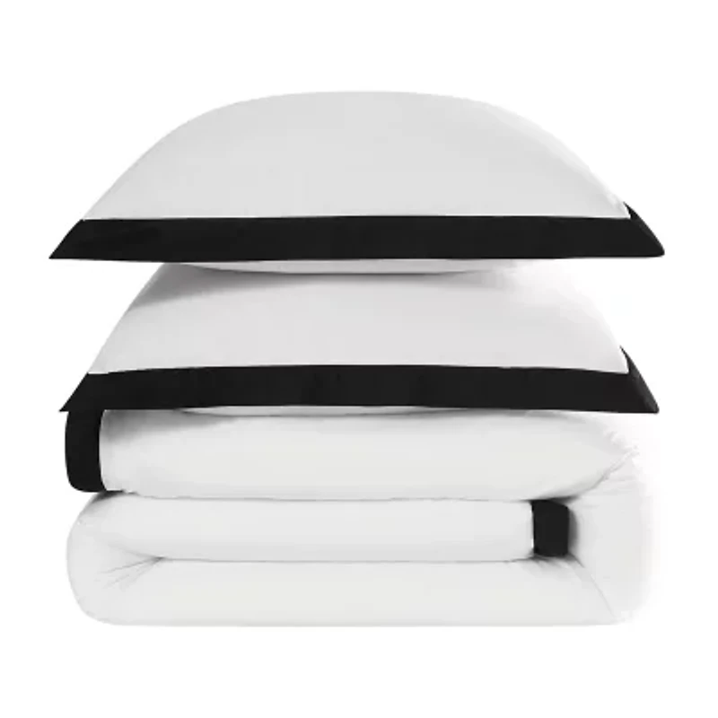 Brooklyn Loom Hotel Border 3-pc. Easy Care Comforter Set