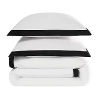 Brooklyn Loom Hotel Border 3-pc. Easy Care Comforter Set