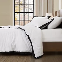 Brooklyn Loom Hotel Border 3-pc. Easy Care Comforter Set