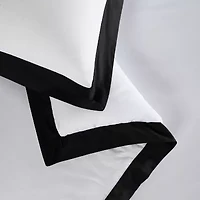 Brooklyn Loom Hotel Border 3-pc. Easy Care Comforter Set