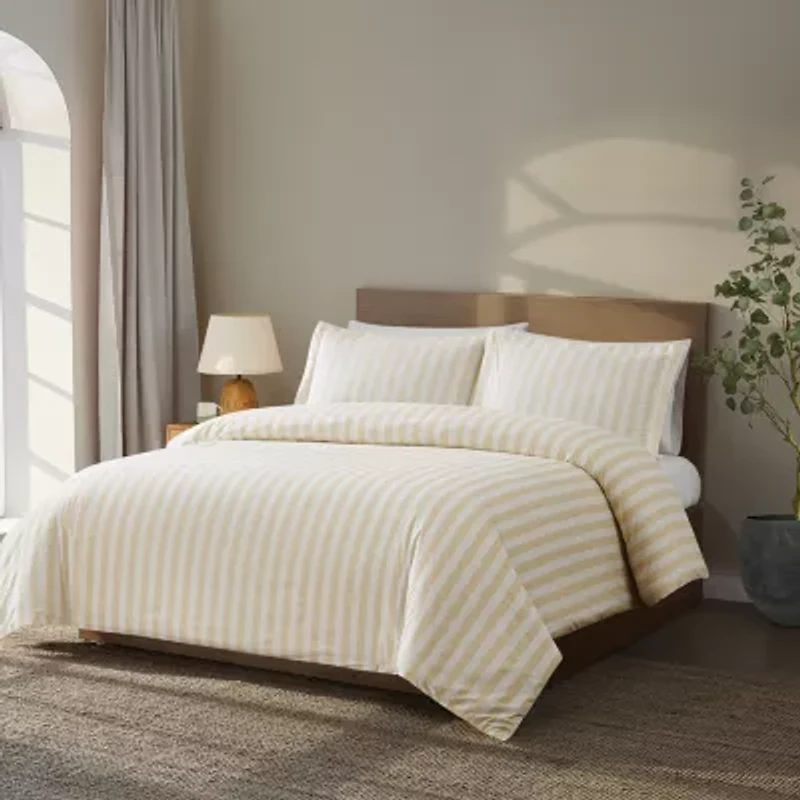 Brooklyn Loom Levi Stripe Easy Care Comforter Set
