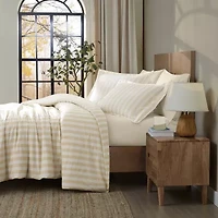 Brooklyn Loom Levi Stripe Easy Care Comforter Set
