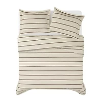 Brooklyn Loom Hayward Stripe Easy Care Comforter Set