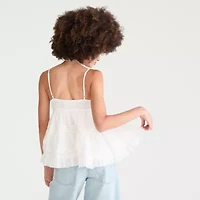 AEROPOSTALE Womens Juniors V Neck Sleeveless Camisole