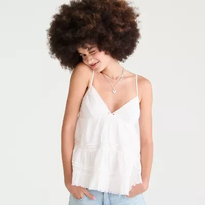 AEROPOSTALE Womens Juniors V Neck Sleeveless Camisole