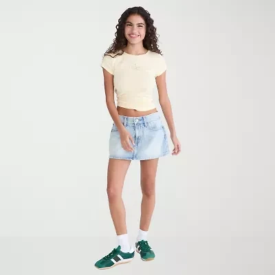 AEROPOSTALE Womens High Rise Juniors Skort