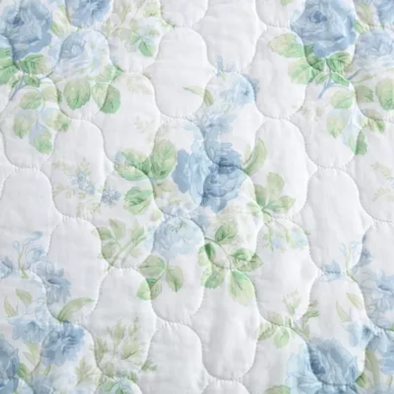 Laura Ashley Linley 3-pc. Floral Quilt Set