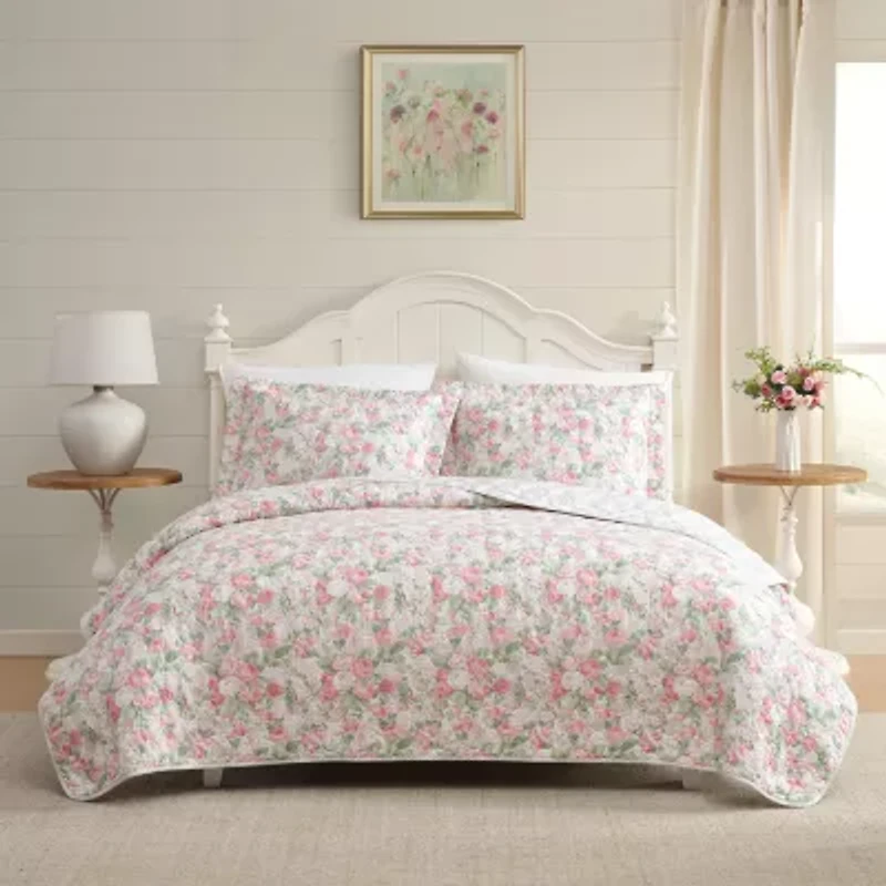 Laura Ashley Sweet Memories 3-pc. Quilt Set