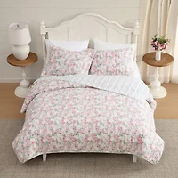 Laura Ashley Sweet Memories 3-pc. Quilt Set