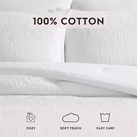 Laura Ashley Rowland 3-pc. Comforter Set